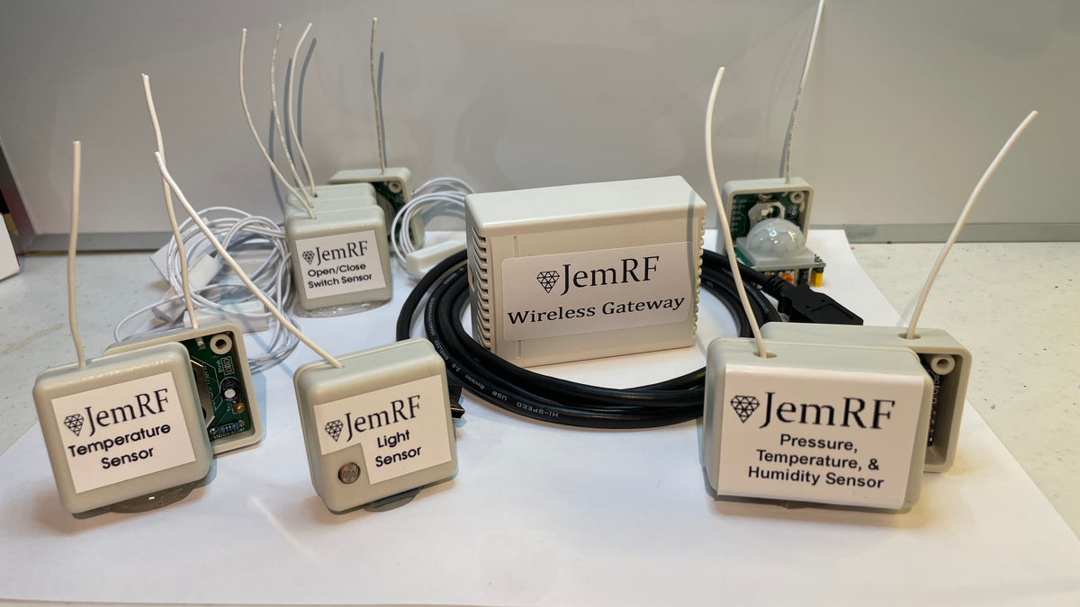 Wireless Temperature & Humidity Sensor – JemRF